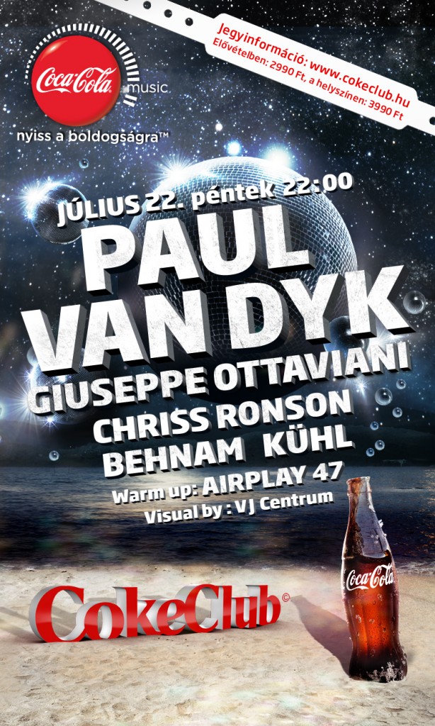 2011.07.22. Pal Van Dyk Coke Club Siófok 2011.07.22. Pal Van Dyk Coke Club Siófok